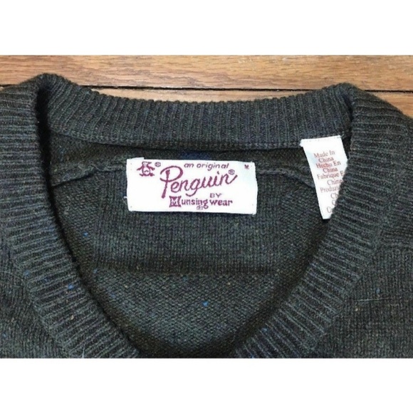 Penguin Sweater Munsingwear 100% Lambswool - Picture 2 of 5